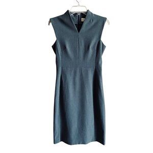 MM Lafleur Aditi Sleeveless Blue-Green/Grey Dress